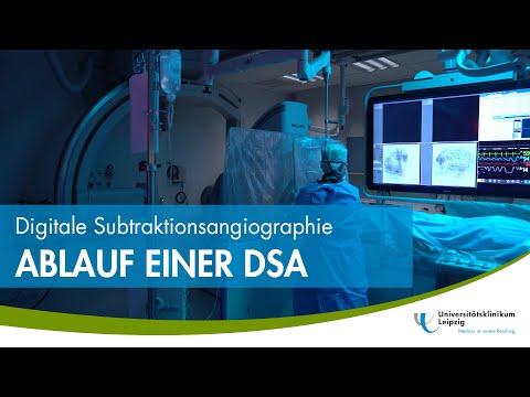 Procedure of a DSA (Digital Subtraction Angiography)