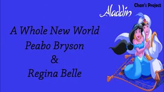Peabo Bryson &amp; Regina Belle   A Whole New World (LYRIC)