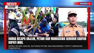 Kelapa Cuma Rp1 500 Per Butir, Petani Inhil Turun Ke Jalan