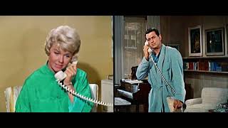 Doris Day and Rock Hudson Have an Argument in Pillow Talk (1959)