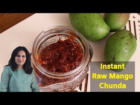 झटपट कैरीचा आंबट गोड चुंदा | Instant Raw Mango Chunda Recipe | Cook with Sonali Raut