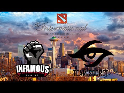 INFAMOUS VS TEAM SECRET 2DA PARTIDA THE INTERNATIONAL 2017  FASE DE GRUPOS