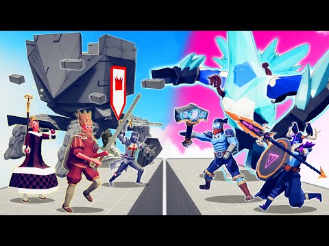 EPIC WAR - MEDIEVAL PLUS TEAM vs VIKING TEAM | TABS - Totally Accurate Battle Simulator