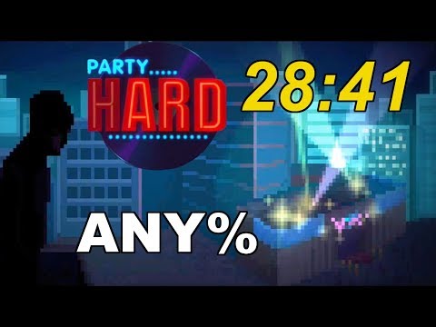 Party Hard Speedrun any% Former World Record (28:41)