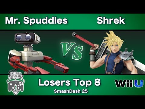 SmashDash 25 - Mr. Spuddles (ROB) Vs. Shrek (Cloud) - Losers Top 8