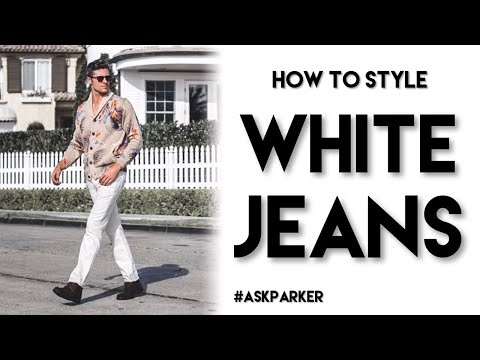 HOW TO STYLE WHITE JEANS | 4 WAYS TO WEAR | Men's...