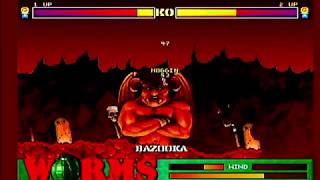 Worms Review for the Atari Jaguar by Second Opinion Games