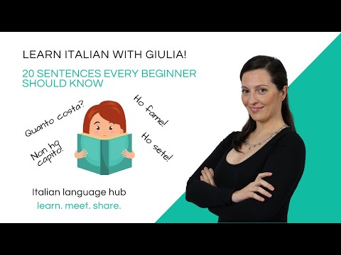 20 Italian Sentences and Questions that EVERY BEGINNER SHOULD KNOW!!