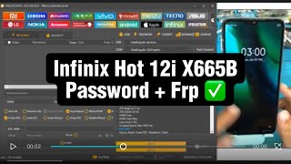 Infinix Hot 12i X665B Password + Frp bypass with UnlockTool
