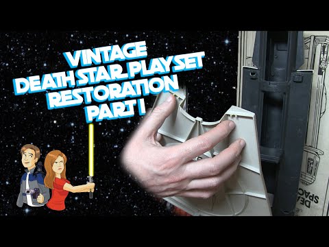 Star Wars Vintage Death Star Restoration - Part 1/4 Kenner Toy