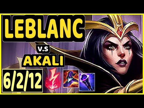 HUMANOID (LEBLANC) vs AKALI - 6/2/12 KDA MID CHALLENGER GAMEPLAY - EUW