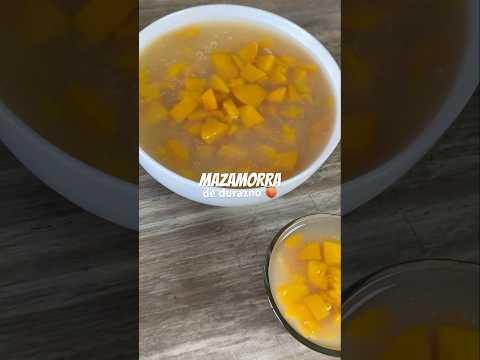 Esta es de mis mazamorras favoritas 😍 #mazamorra #durazno #postres #saludable