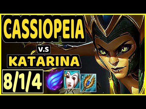MAGIFELIX (CASSIOPEIA) vs KATARINA - 8/1/4 KDA MID CHALLENGER GAMEPLAY - EUW