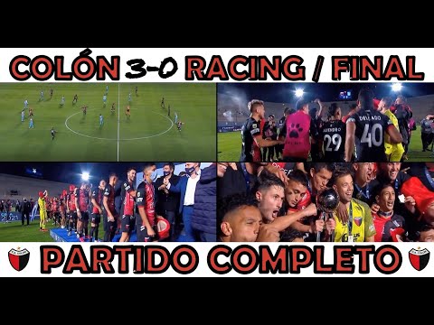 COLÓN CAMPEÓN - PARTIDO COMPLETO / Colón 3-0 Racing / Copa LPF 2021