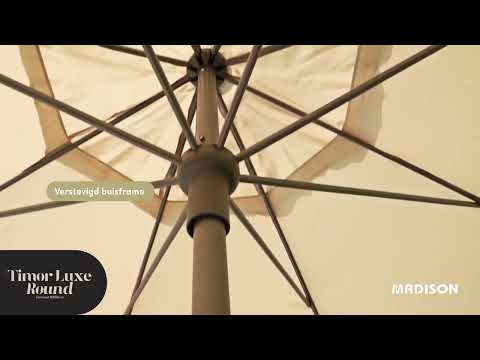Madison Parasol Timor luxe 400cm taupe | Boender Outdoor