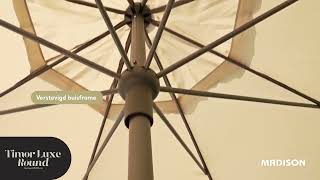 Madison Parasol Timor luxe 400cm taupe | Boender Outdoor
