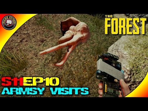 The Forest Gameplay - Armsy Visits, New Base Layout - S11EP10 (Alpha V0.29)