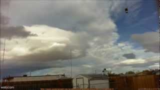 preview picture of video 'Weather Time Lapse - Lenticular Clouds over B Mountain in Ridgecrest, CA'