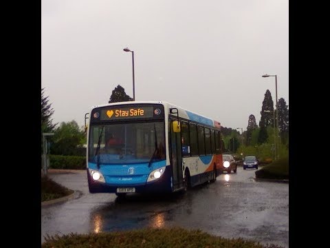 Stagecoach Enviro 200 36911 GX13 APO Passes On Route 7 To Aldershot 17/4/20.