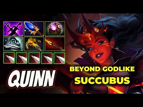 Watch Quinn QoP - Beyond Godlike Succubus - Dota 2 Pro Mid Full Match Gameplay |7.38b