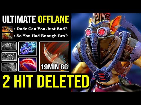 OMG 2 HITS SHUT DOWN Offlane Bounty Hunter 19Min GG Made Enemy Flaming Their Team +Max Jinada DotA 2