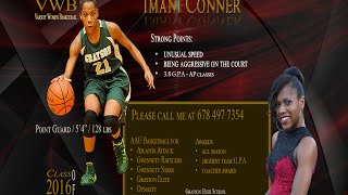 #21 Imani Conner Grayson High School Varsity Girls Basketball Point Guard