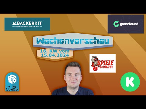 KW 16 - Überblick neuer kooperativer Spiele via Kickstarter, Gamefound und Spieleschmiede April 24