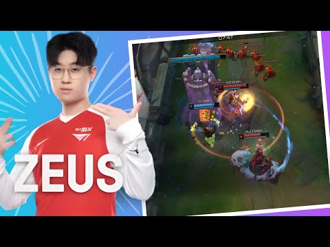 T1 Zeus Outplays The Dive | LCK 2024