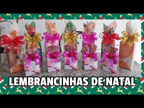 Lembrancinhas de Natal com sabonete Natura