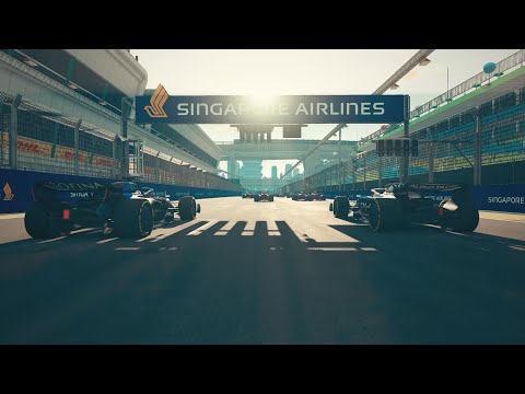 Formula 1 Crashes - GP Singapore [Beamng.Drive| FR17 2022 Mod]