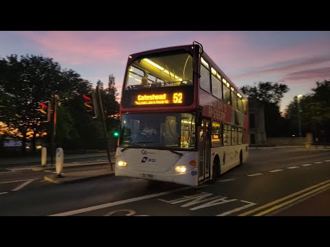 GNE 52 to Gateshead - Go North East 6148 - CU 7661