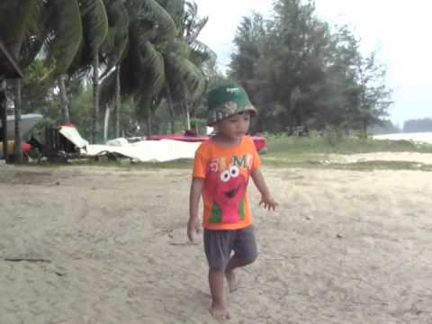 Zayd Daniel at the beach
