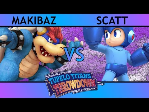 Tupelo Titans - MVG Scatt (Mega Man) vs. Makibaz (Bowser) - Top 32 - Smash 4 - Wii U