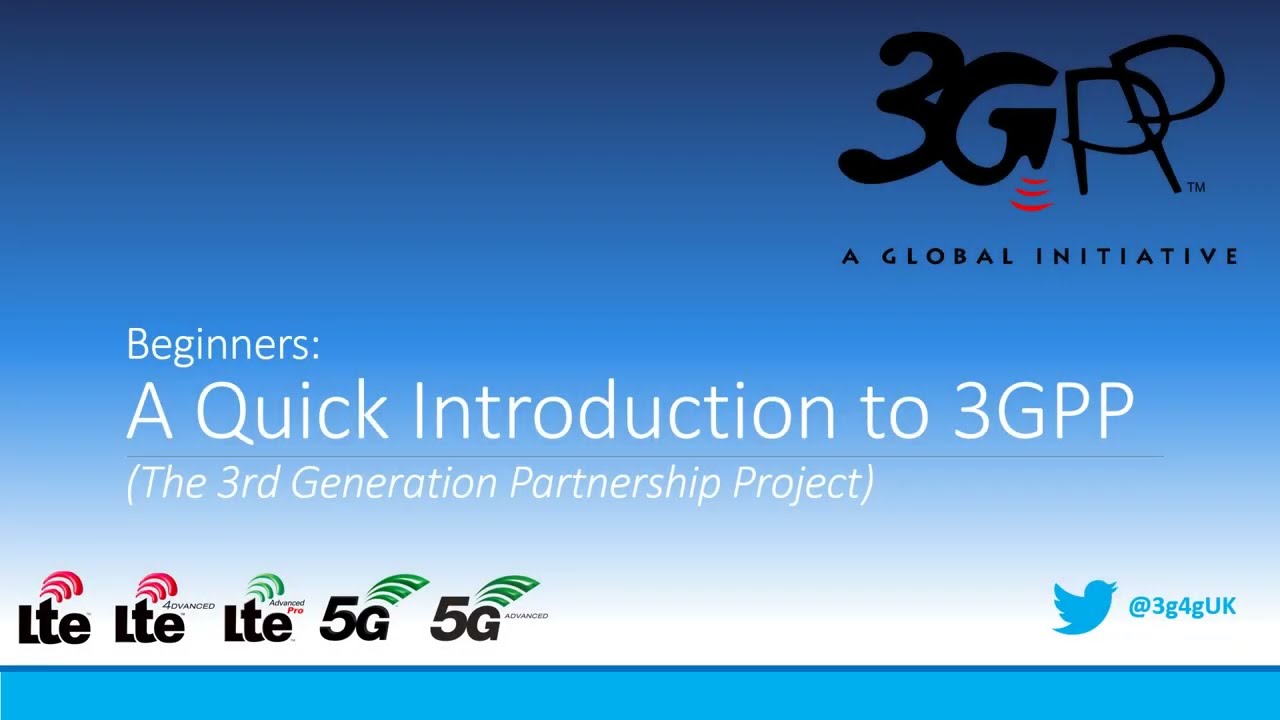 Beginners: A Quick Introduction to 3GPP