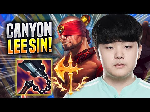 CANYON IS A BEAST WITH LEE SIN! - DK Canyon Plays Lee Sin JUNGLE vs Nidalee! | Season 2023