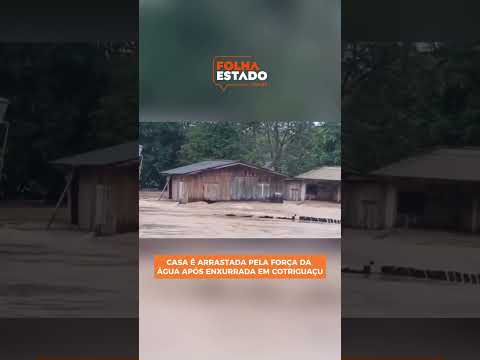 Uma forte tempestade atingiu o distrito de Nova União, em Cotriguaçu MT nesta terça feira 29