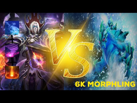 DUEL MID INVOKER VS MORPHLING