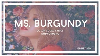 손승연 (Sonnet Son) - MS. BURGUNDY - Han/Rom/Eng