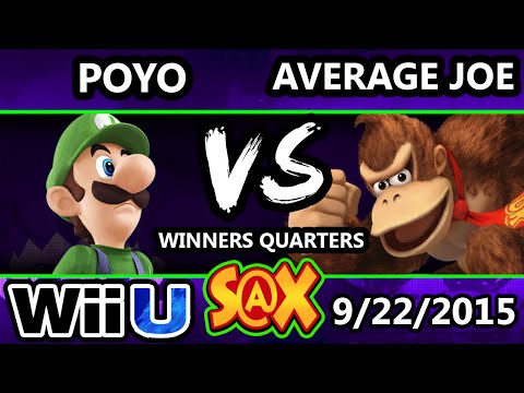 S@X 116 - Poyo (Luigi) Vs. Average Joe (Donkey Kong) - SSB4 WQ - Smash Wii U - Smash 4