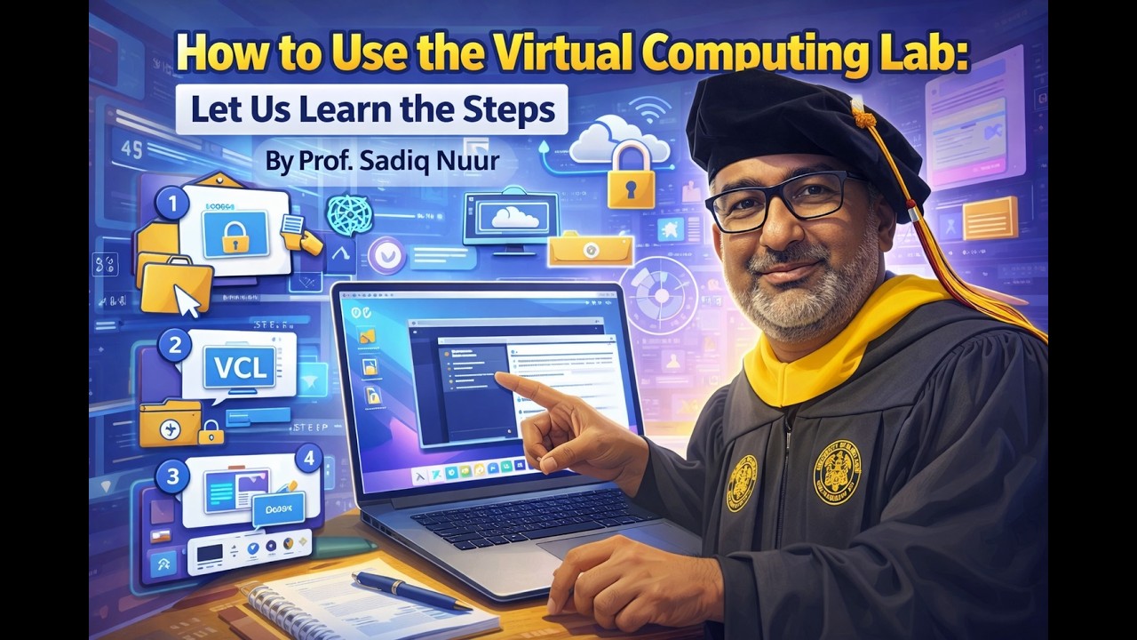 Virtual Computing Lab Tutorial | Access Software from Anywhere | Prof Sadiq Nurr