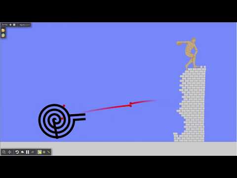 Castle Destruction in Algodoo