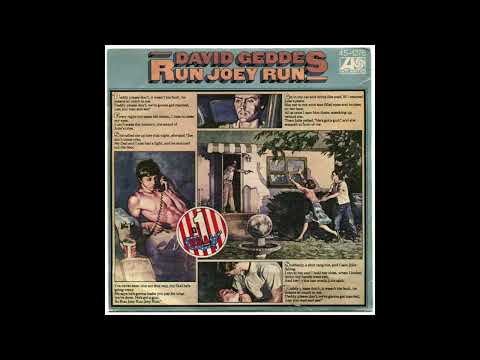 David Geddes – Run Joey Run / The Last Game Of The Season (A Blind Man In The Bleachers) 45rpm 1975 