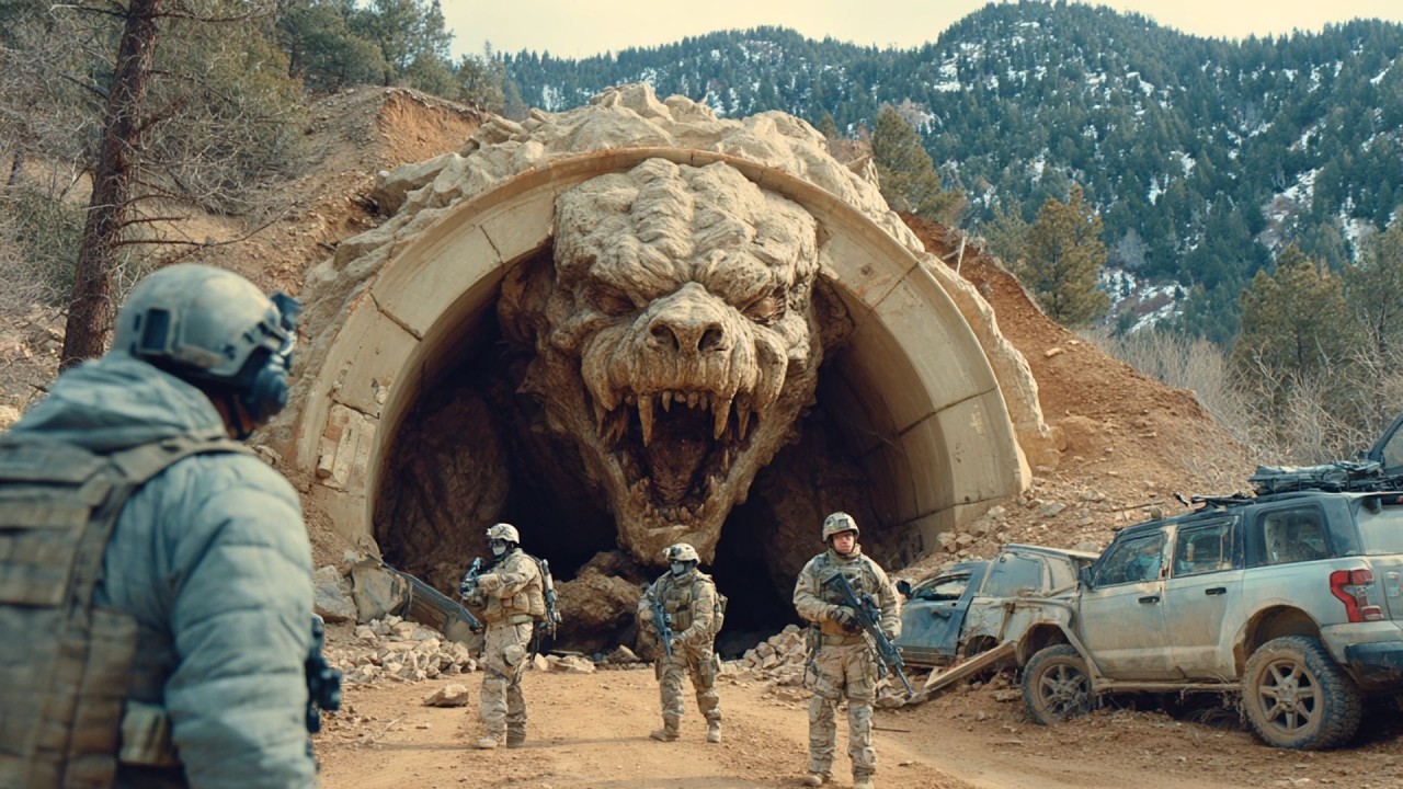 Monster Awakens in an Abandoned Mine! | Horror Movie | Scary film