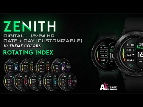 Zenith - Digital Watch Face video thumbnail