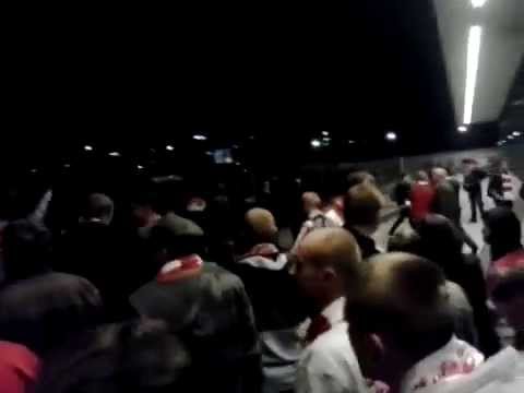 Cracovia - wisła 1:0  28.09.2014  wyjście z sektora B
