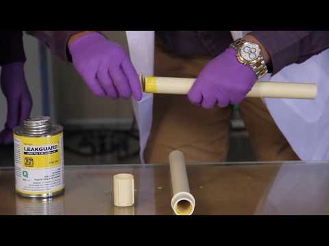 How to apply Leakguard CPVC Solvent Welding Compound (Medium Bodied Yellow ) - 100 ml Tin – instructional video
