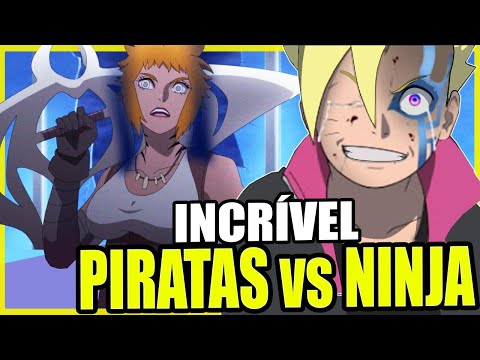 BORUTO ESTÁ CADA VEZ MELHOR  | ATAQUE DOS PIRATAS - Boruto Episode 242