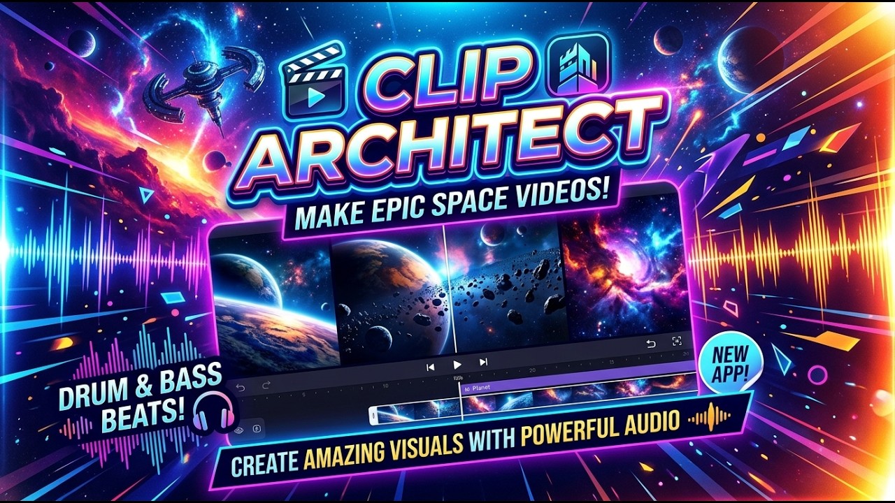 Bass Through the Cosmos — a short made with Clip Architect