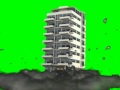 Building Demolition Green Screen 4 3