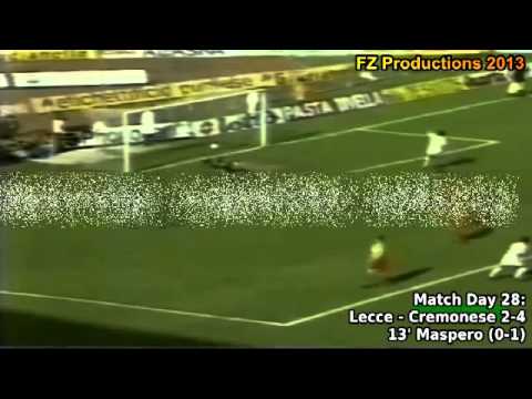 Serie A 1993-1994, day 28 Lecce - Cremonese 2-4 (Maspero 1st goal)